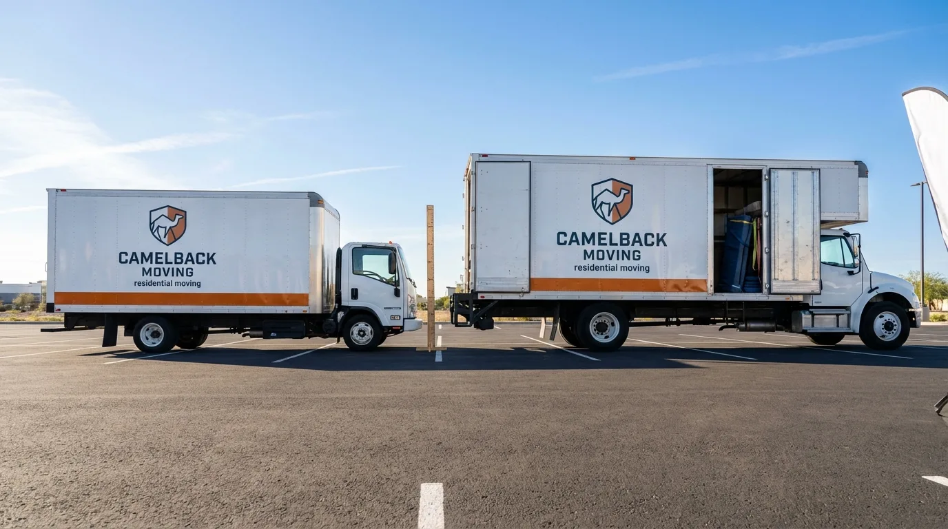 Moving truck size capacity guide in California